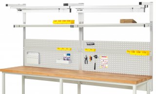 System-Aufbau - Komplettset 04 | für Produktbreite 3000 mm | RAL7035/RAL7035 Bild 1