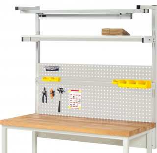 System-Aufbau - Komplettset 04 | für Produktbreite 1500 mm | RAL7035/RAL7035 Bild 1