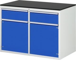 Schubladenschrank LL5.8.8 | B1145xT650xH820mm | M-Top-22mm | 2xSchublade-VA | 2xTür Bild 1