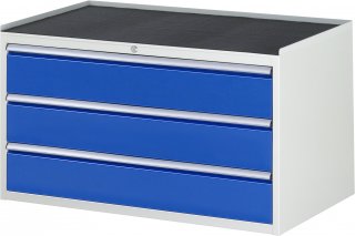 Schubladenschrank XXL3.0 | B1145xT650xH645mm | MT-Top-25mm | 3xSchublade-VA Bild 1