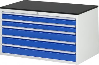 Schubladenschrank XXL3.20 | B1145xT650xH640mm | M-Top-22mm | 5xSchublade-VA Bild 1