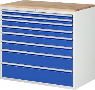 Schubladenschrank XXL7.11 | B1145xT650xH1035mm | B-Top-25mm | 8xSchublade-VA Bild 1