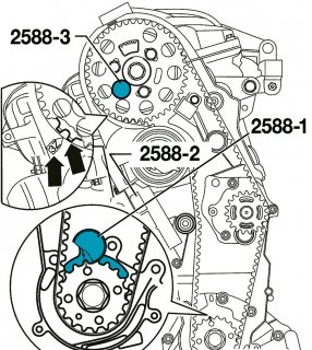 HAZET Kurbelwellen-Stopp 2588-1 Bild 1