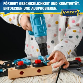 HAZET Kinderspielzeug-Werkzeugsatz JUNIORTOOL1 ∙ 61-teilig Bild 6