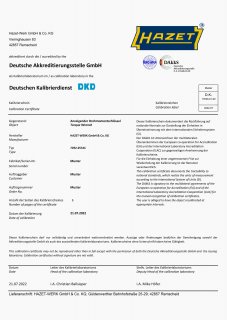 HAZET Drehmomentschlüssel mit DAkkS-Kalibrierschein 6110-1CTCAL ∙ Drehmomentbereich min-max: 5 – 60 Nm ∙ Genauigkeit: 2% ∙ 3/8 Z Bild 2