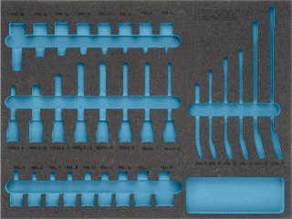 HAZET 2-Komponenten Weichschaumeinlage 163-367L ∙ L x B: 519 mm x 392 mm Bild 1