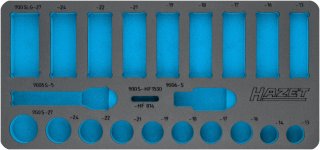 HAZET 2-Komponenten Weichschaumeinlage 163-405L ∙ L x B: 435 mm x 205 mm Bild 1