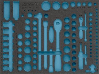 HAZET 2-Komponenten Weichschaumeinlage 163-369L ∙ L x B: 519 mm x 392 mm Bild 1