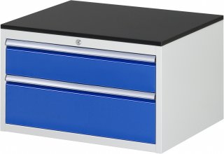 Schubladenschrank XL2.11 | B770xT650xH460mm | M-Top-22mm | 2xSchublade-VA Bild 1