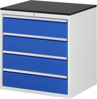 Schubladenschrank XL5.1 | B770xT650xH820mm | M-Top-22mm | 4xSchublade-VA Bild 1