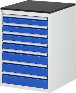 Schubladenschrank L5.17 | B580xT650xH820mm | M-Top-22mm | 7xSchublade-VA Bild 1