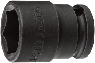 HAZET Schlag- | Maschinenschrauber Steckschlüsseleinsatz 880S-17 ∙ 3/8 Zoll (10 mm) Vierkant hohl ∙ Außen Sechskant-Tractionsprof Bild 1