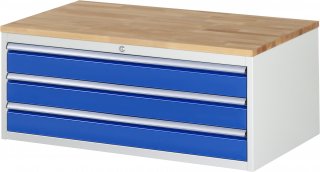 Schubladenschrank XXL2.3 | B1145xT650xH465mm | B-Top-25mm | 3xSchublade-VA Bild 1