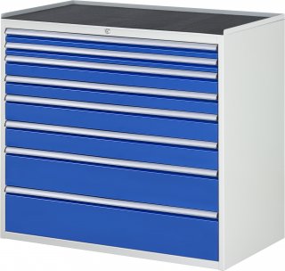 Schubladenschrank XXL7.11 | B1145xT650xH1035mm | MT-Top-25mm | 8xSchublade-VA Bild 1