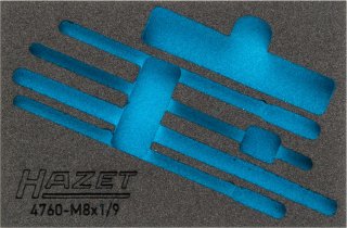 HAZET 2-Komponenten Weichschaumeinlage 163-321L ∙ L x B: 172 mm x 114 mm Bild 1