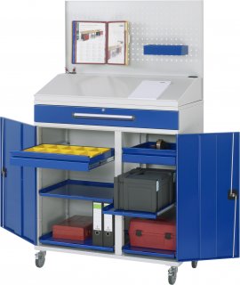 Beistellschrank Stehpult 04T | B1100xT520xH1895mm | mobil Bild 1