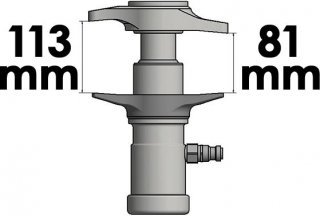 Kugelgelenk-Ausdrücker ∙ hydraulisch 8,8 Tonnen Bild 3