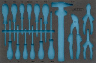 HAZET 2-Komponenten Weichschaumeinlage 163-330L ∙ L x B: 519 mm x 342 mm Bild 1