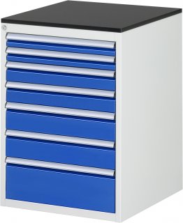 Schubladenschrank L5.0 | B580xT650xH820mm | M-Top-22mm | 7xSchublade-VA Bild 1