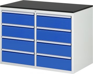 Schubladenschrank LL5.1.1 | B1145xT650xH820mm | M-Top-22mm | 8xSchublade-VA Bild 1