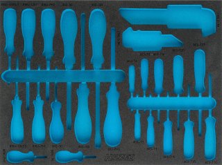 HAZET 2-Komponenten Weichschaumeinlage 163-373L ∙ L x B: 519 mm x 392 mm Bild 1