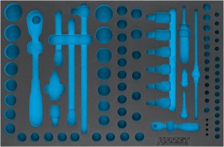 HAZET 2-Komponenten Weichschaumeinlage 163-258L ∙ L x B: 519 mm x 342 mm Bild 1