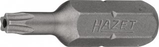 HAZET 5-Stern Bit 2225-15H ∙ 1/4 Zoll (6,3 mm) Sechskant massiv ∙ Innen 5-Stern Profil mit Zapfen ∙ SW 15H Bild 2