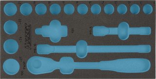 HAZET 2-Komponenten Weichschaumeinlage 163-191L ∙ L x B: 342 mm x 172 mm Bild 1