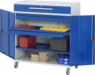 Beistellschrank Stehpult 32 | B1100xT520xH1185mm | mobil Bild 1