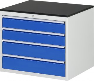 Schubladenschrank XL3.6 | B770xT650xH640mm | M-Top-22mm | 4xSchublade-VA Bild 1