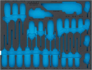 HAZET 2-Komponenten Weichschaumeinlage 163-526LN ∙ L x B: 519 mm x 392 mm Bild 1