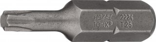 HAZET Bit 2224-T25 ∙ 5/16 Zoll (8 mm) Sechskant massiv ∙ Innen TORX® Profil ∙ SW T25 Bild 1