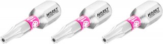 HAZET Bit 2223N-T10H/3 ∙ 1/4 Zoll (6,3 mm) Sechskant massiv ∙ Tamper Resistant TORX® Profil ∙ 3-teilig ∙ SW T10H Bild 3