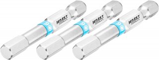 HAZET Bit 2204NSLG-6/3 ∙ 1/4 Zoll (6,3 mm) Sechskant massiv ∙ Innen Sechskant Profil ∙ 3-teilig ∙ SW 6 mm Bild 3