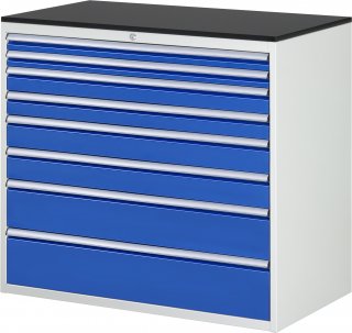 Schubladenschrank XXL7.11 | B1145xT650xH1030mm | M-Top-22mm | 8xSchublade-VA Bild 1