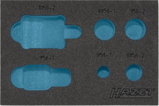 HAZET 2-Komponenten Weichschaumeinlage 163-217L ∙ L x B: 172 mm x 114 mm Bild 1