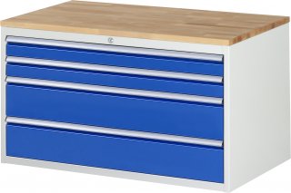 Schubladenschrank XXL3.1 | B1145xT650xH645mm | B-Top-25mm | 4xSchublade-VA Bild 1