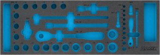 HAZET 2-Komponenten Weichschaumeinlage 163-110L ∙ L x B: 635 mm x 218 mm Bild 1