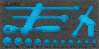 HAZET 2-Komponenten Weichschaumeinlage 163-334L ∙ L x B: 342 mm x 172 mm Bild 1