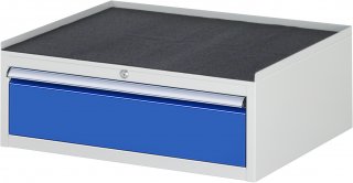 Schubladenschrank XL1.0 | B770xT650xH285mm | MT-Top-25mm | 1xSchublade-VA Bild 1