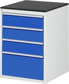 Schubladenschrank L5.3 | B580xT650xH820mm | M-Top-22mm | 4xSchublade-VA Bild 1