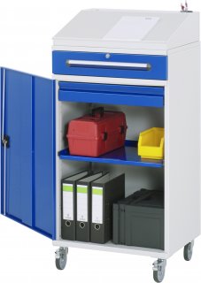 Beistellschrank Stehpult 03 | B650xT520xH1235/1345mm | mobil Bild 1