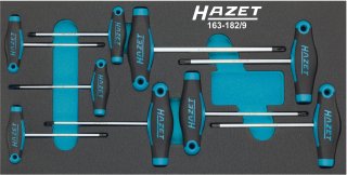 HAZET Schraubendreher Satz ∙ mit T-Griff 163-182/9 ∙ Innen TORX® Profil ∙ 9-teilig ∙ T6 ∙ T7 ∙ T8 ∙ T9 ∙ T10 ∙ T15 ∙ T20 ∙ T25 ∙ Bild 3