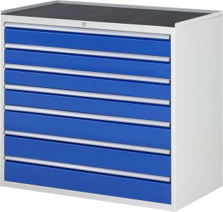 Schubladenschrank XXL7.10 | B1145xT650xH1035mm | MT-Top-25mm | 7xSchublade-VA Bild 1