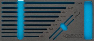 HAZET 2-Komponenten Weichschaumeinlage 163-377L ∙ L x B: 392 mm x 172 mm Bild 1