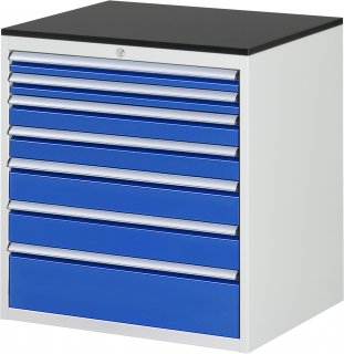 Schubladenschrank XL5.0 | B770xT650xH820mm | M-Top-22mm | 7xSchublade-VA Bild 1