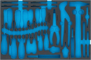 HAZET 2-Komponenten Weichschaumeinlage 163-31LN ∙ L x B: 519 mm x 342 mm Bild 1