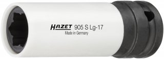 HAZET Schlag- | Maschinenschrauber Steckschlüsseleinsatz ∙ Hybrid-Sonderprofil 905SLG-17 ∙ 1/2 Zoll (12,5 mm) Vierkant hohl ∙ Rad Bild 8