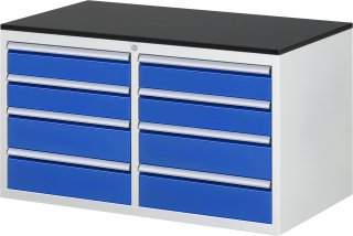 Schubladenschrank LL3.6.6 | B1145xT650xH640mm | M-Top-22mm | 8xSchublade-VA Bild 1