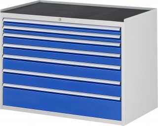 Schubladenschrank XXL5.0 | B1145xT650xH825mm | MT-Top-25mm | 7xSchublade-VA Bild 1